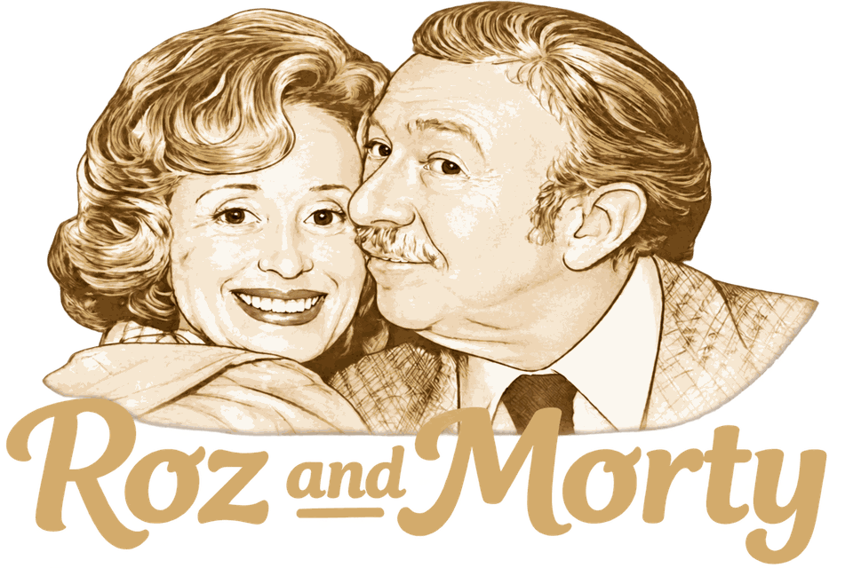 Illustrated portrait of Roz and Morty